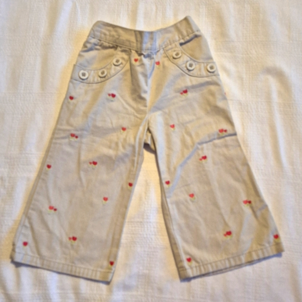 Gymboree girls size 2T Holland Days Clamdigger capri pants VGUC